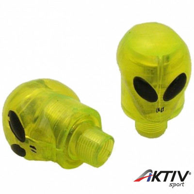 Kerékpár szelepsapka világító UFÓ-s A/V