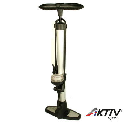 Kerékpár műhelypumpa alu nyomásmérővel D38 x 530 mm