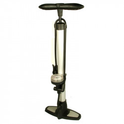 Kerékpár műhelypumpa alu nyomásmérővel D38 x 530 mm Sportszer