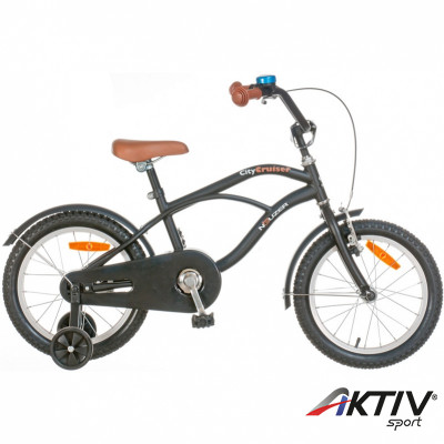 Gyerek kerékpár Neuzer Cruiser fekete 16