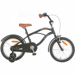 Gyerek kerékpár Neuzer Cruiser fekete 16 16 col - fiú kerékpár Neuzer