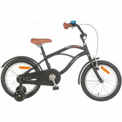 Gyerek kerékpár Neuzer Cruiser fekete 16 16 col - fiú kerékpár Neuzer