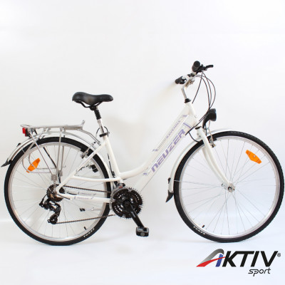 Trekking kerékpár Neuzer Ravenna 50 női fehér-lila