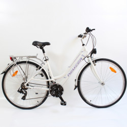 Trekking kerékpár Neuzer Ravenna 50 női fehér-lila Trekking kerékpár Neuzer