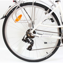 Trekking kerékpár Neuzer Ravenna 50 női fehér-lila