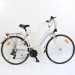 Trekking kerékpár Neuzer Ravenna 50 női fehér-lila Trekking kerékpár Neuzer