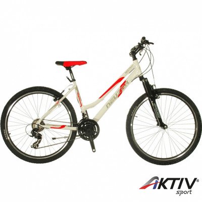 Mountain Bike kerékpár Neuzer Mistral 50 női fehér-piros