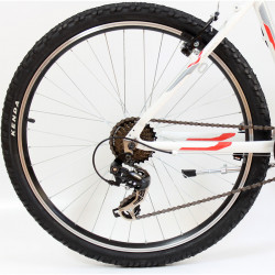 Mountain Bike kerékpár Neuzer Mistral 50 női fehér-piros