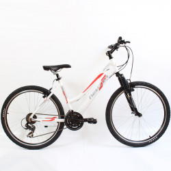 Mountain Bike kerékpár Neuzer Mistral 50 női fehér-piros