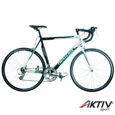 Országúti kerékpár Neuzer Whirlwind 1.0 fehér-fekete-kék