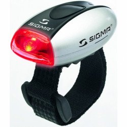 Kerékpár hátsó lámpa Sigma Micro ezüst Kerékpár tartozékok Sigma Sport