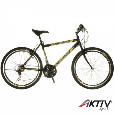 Mountain Bike kerékpár Nelson 18 fekete-citrom férfi
