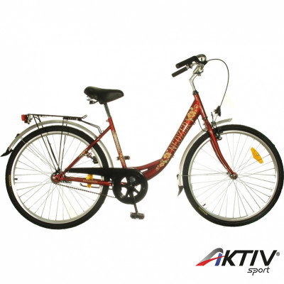 City kerékpár Neuzer Balaton bordó