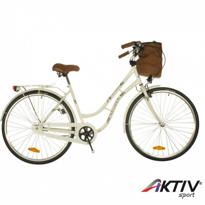 City Kerékpár Neuzer Classic Premium fehér-barna
