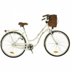 City Kerékpár Neuzer Classic Premium fehér-barna City kerékpár Neuzer