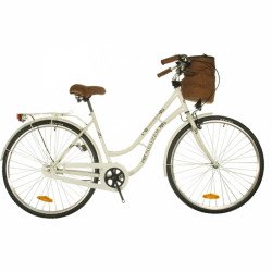 City Kerékpár Neuzer Classic Premium fehér-barna City kerékpár Neuzer