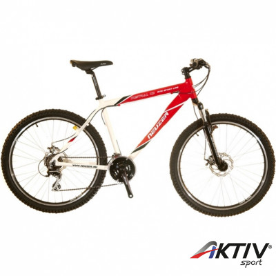 Mountain bike Neuzer Mistral HD piros-fehér férfi