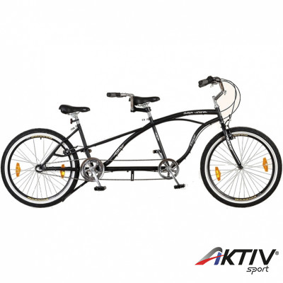 Tandem kerékpár Neuzer Twilight fekete