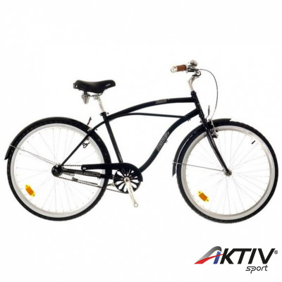 Cruiser kerékpár Beach fekete férfi