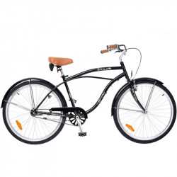 Cruiser kerékpár Beach fekete férfi