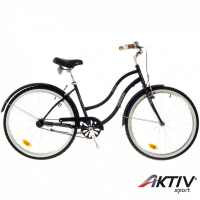 Cruiser kerékpár Beach fekete női