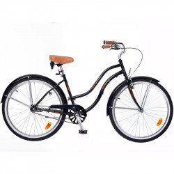 Cruiser kerékpár Beach fekete női