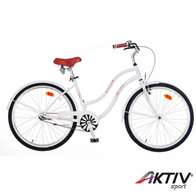 Cruiser kerékpár Beach fehér női