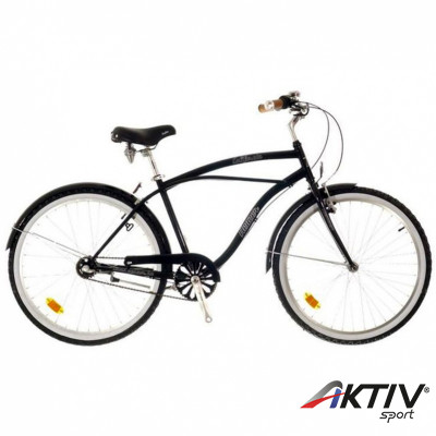 Cruiser kerékpár California fekete férfi