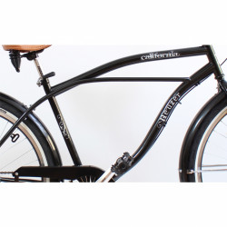 Cruiser kerékpár California fekete férfi