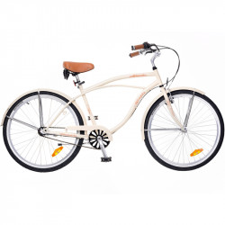 Cruiser kerékpár California krém férfi