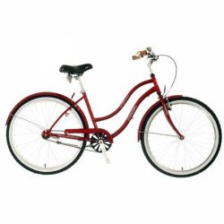 Cruiser kerékpár California bordó női Cruiser kerékpár Neuzer