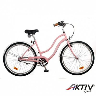Cruiser kerékpár California rózsa női