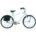 Cruiser kerékpár Road férfi fehér-fekete