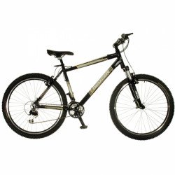 Mountain bike kerékpár Neuzer Tempest fekete-citrom 26 col - férfi MTB Neuzer