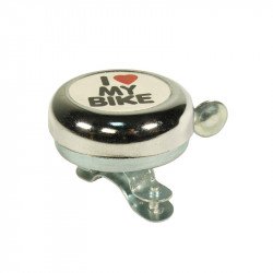 Kerékpár csengő fém krómozott Kerékpár csengő, duda, tükör