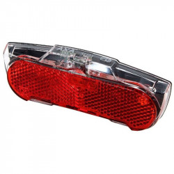 Lámpa hátsó dinamós slim csomagtartóra Sportszer Axa