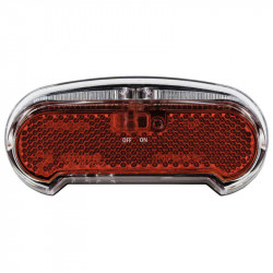 Lámpa hátsó elemes riff csomagtartóra Kerékpár tartozékok Axa