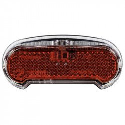 Lámpa hátsó elemes riff csomagtartóra Kerékpár tartozékok Axa