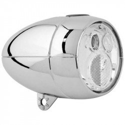 Lámpa első elemes vintage króm Kerékpár tartozékok Axa