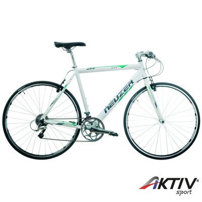 Országúti kerékpár Courier DT 2015 fehér/türkiz-szürke