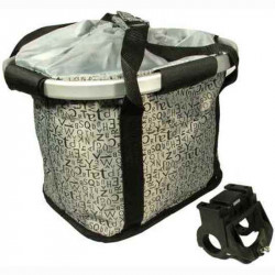 Kerékpár kosár előre gyorszáras divat szürke betű mintás Sportszer