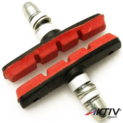 Kerékpár fékpofa V-fékhez 70 mm piros