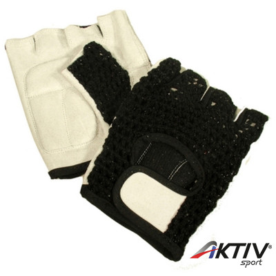 Kerékpár kesztyű horgolt fekete