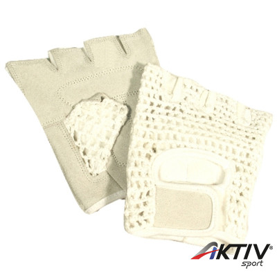 Kerékpár kesztyű horgolt fehér