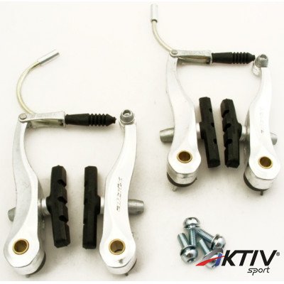 Kerékpár fékkonzol V-fék alu 110 mm ezüst Altrix