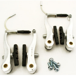 Kerékpár fékkonzol V-fék alu 110 mm ezüst Altrix Fékszett Altrix