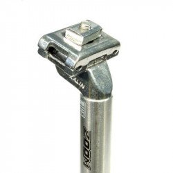 Kerékpár nyeregcső alu 26,2x350 ezüst Sportszer