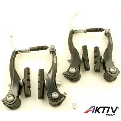 Kerékpár fékkonzol V-fék alu 110 mm fekete Altrix