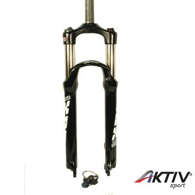 Kerékpár villa teleszkópos A-Head 1-1/8 10 mm XCR-32-RL-coil fekete Suntour