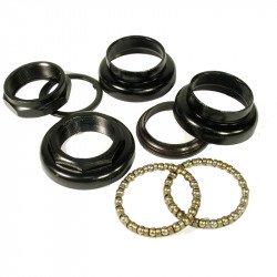 Kerékpár kormánycsapágy 25,4 acél fekete SF-HP09 Kerékpár tartozékok